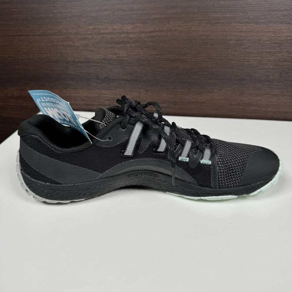 Merrell Women's Trail Glove 6 J135384 Sneakers Black Vibram Size 11 - New